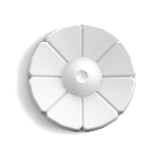 Orac Rosette P 20 (R20) Durchmesser 6,5 cm (Luxxus)